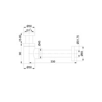 Fonteinset Carrara Marmerlook Wiesbaden Color Mat Zwart (kraangat links)