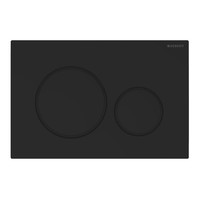 UP320 Toiletset 35 Civita Black Rimless Sigma 20 Mat Zwart  Drukplaat