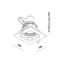 BWS Inbouwspot LED Quasar 10-1