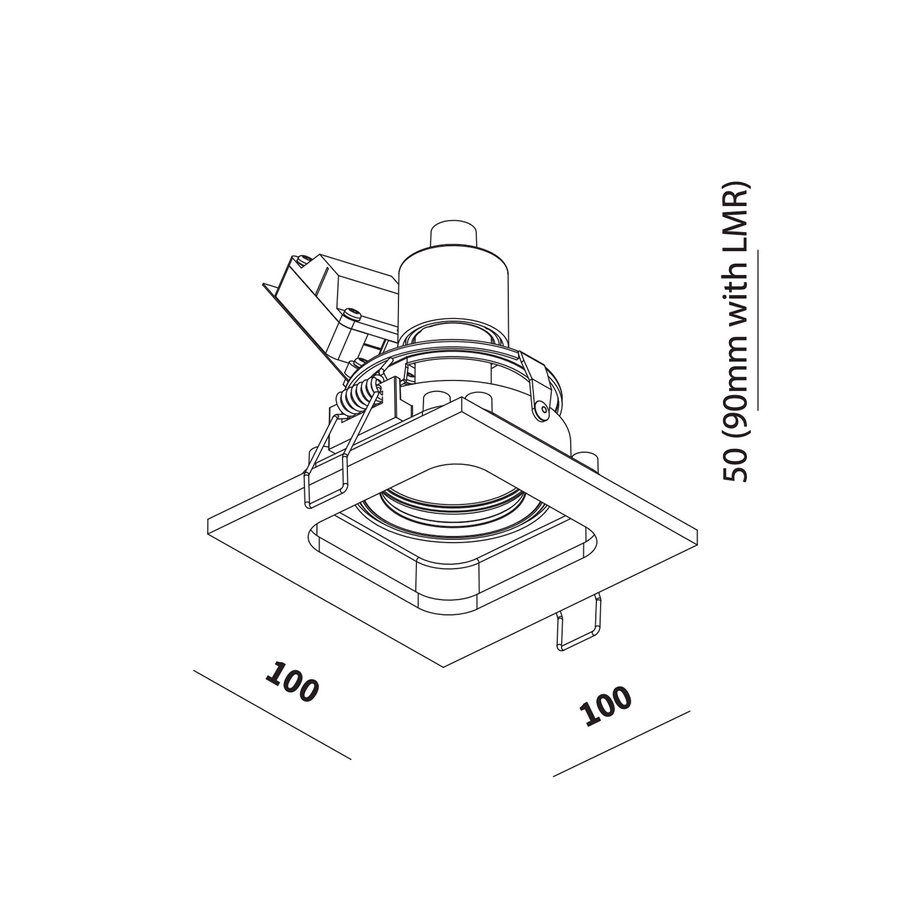 BWS Inbouwspot LED Quasar 10-1