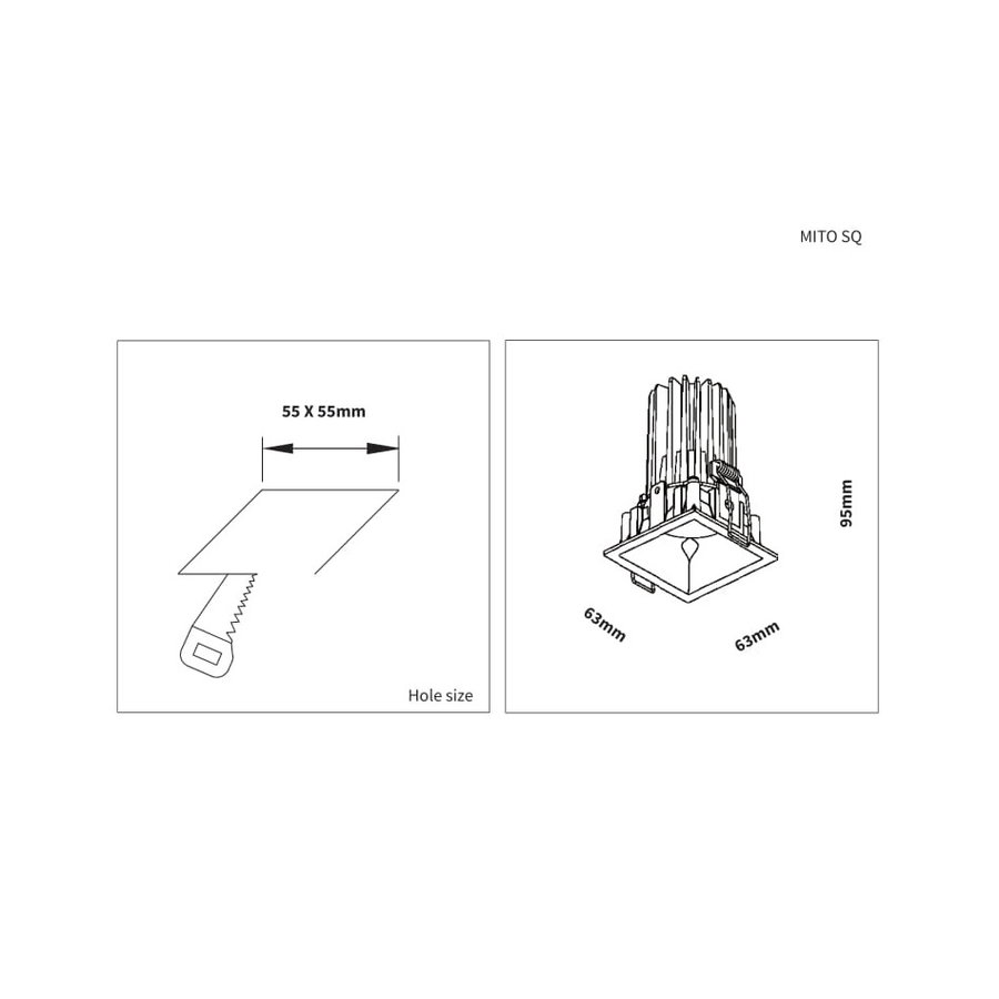 BWS Inbouwspot LED Lucina