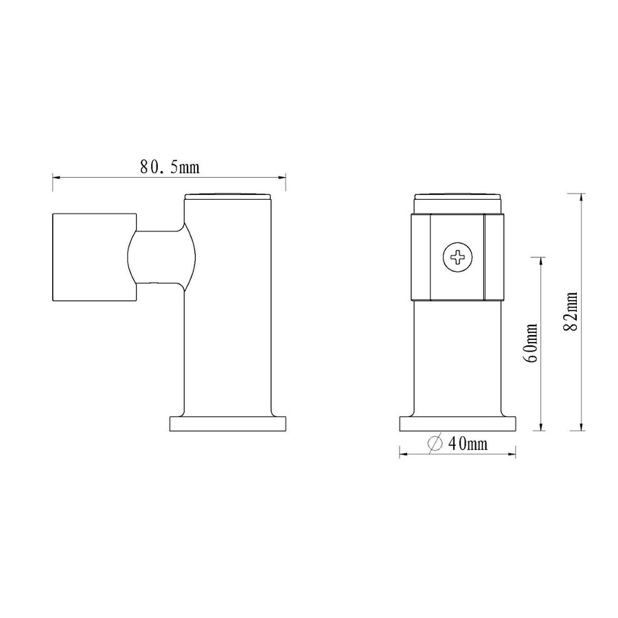 Luxe Handdouchehouder Wiesbaden Kantelbaar Geborsteld Koper