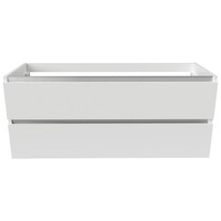 Onderkast Arcqua Luna Badmeubel 120 cm Greeploos Excl. Wastafelblad MDF Hoogglans Wit