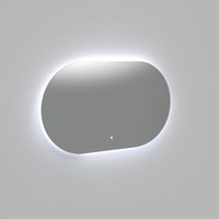 Badkamerspiegel Arcqua Reflect Ovaal 100x70 cm Horizontaal Incl. LED Verlichting