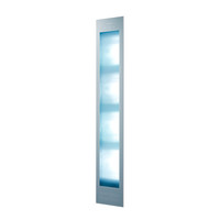 Sunshower Deluxe Organic Grey UV en Infrarood Inbouwapparaat 32x187x16 cm Aluminium Antraciet