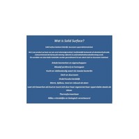 Wastafel Best Design Opera-100 Just-Solid 100x42x10 cm Mat Zwart