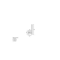 Reserverolhouder Smedbo House Mat Wit