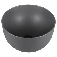 Waskom Differnz Tulip 40cm Keramiek Mat Donker Grijs