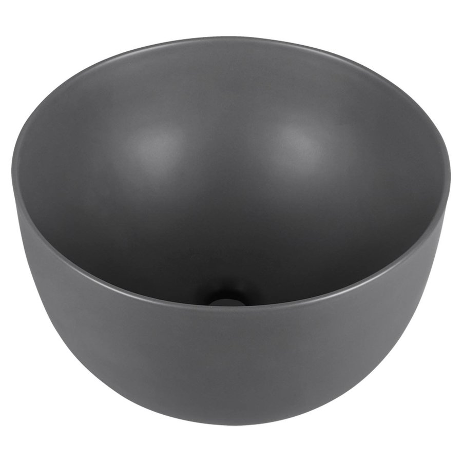 Waskom Differnz Tulip 40cm Keramiek Mat Donker Grijs