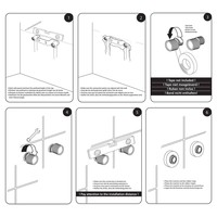 Regendouche Differnz Thermoline Vierkant 25x25 cm Stortdouche met Handdouche Mat Zwart