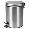 Differnz Pedaalemmer Differnz Soft Close Deksel 5 Liter Mat Chroom