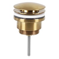 Wastafel Afvoerplug Differnz Pop Up 6c m Goud