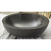 Imso Waskom Imso Lavabo Tondo Levigato Nero Marmer 45x15cm