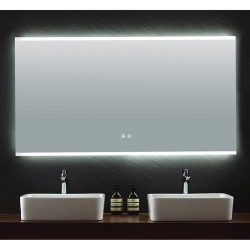 Badkamerspiegel Casajoy 140x70cm met Ledverlichting en Anticondens 