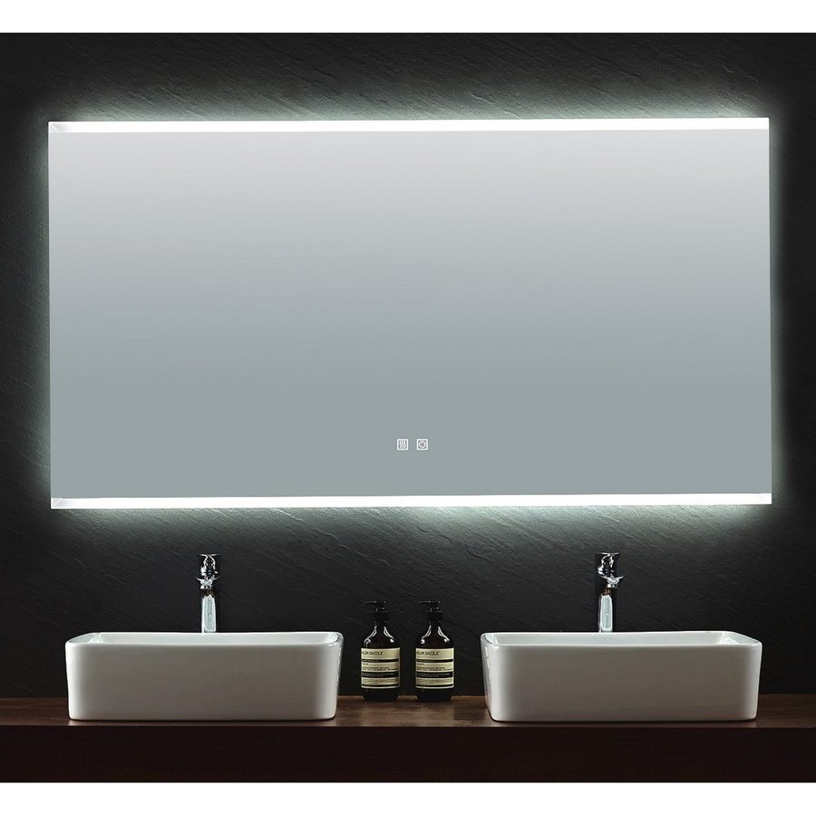 Badkamerspiegel Casajoy 140x70cm met Ledverlichting en Anticondens