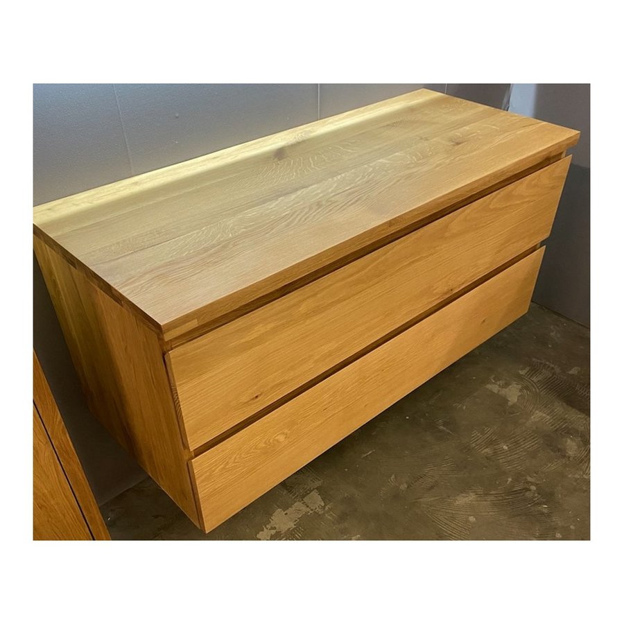 Badkamermeubel Casajoy Toronto 120x50x53cm Naturel Eiken