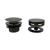 Wiesbaden Knop/plug Badoverloop Wiesbaden Inclusief Badvulfunctie Rond Gunmetal