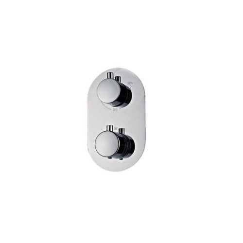 Douchethermostaat Sanilux Peralta Inbouw Rond Chroom (incl. inbouwbox) 