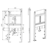 Inbouwelement Boss & Wessing Urinoir