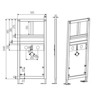 Inbouwelement Boss & Wessing Wastafel