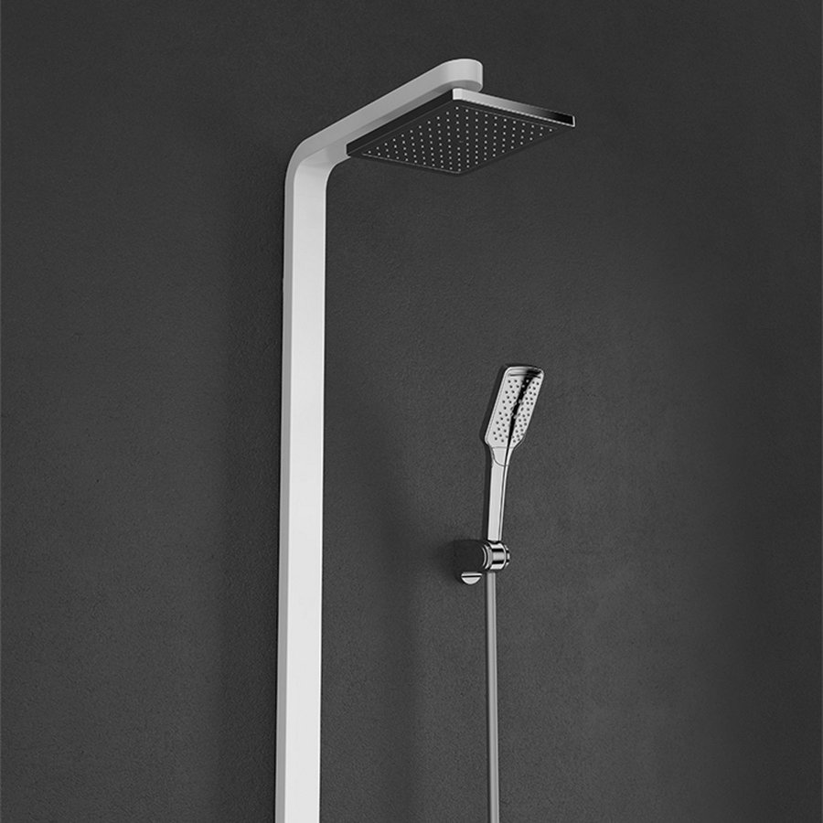 Regendouche opbouwset Boss & Wessing Bruce Met Zeeplegger Wit