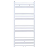 Designradiator Nile Gobi 120x40cm 458W Wit (Midden/zij-aansluiting)