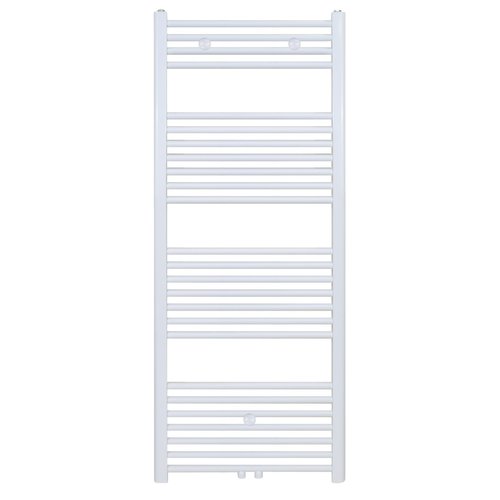 Designradiator Nile Gobi 140x40cm 556W Wit (Midden/zij-aansluiting) 