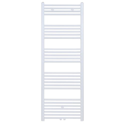 Designradiator Nile Gobi 160x40cm 614W Wit (Midden/zij-aansluiting) 