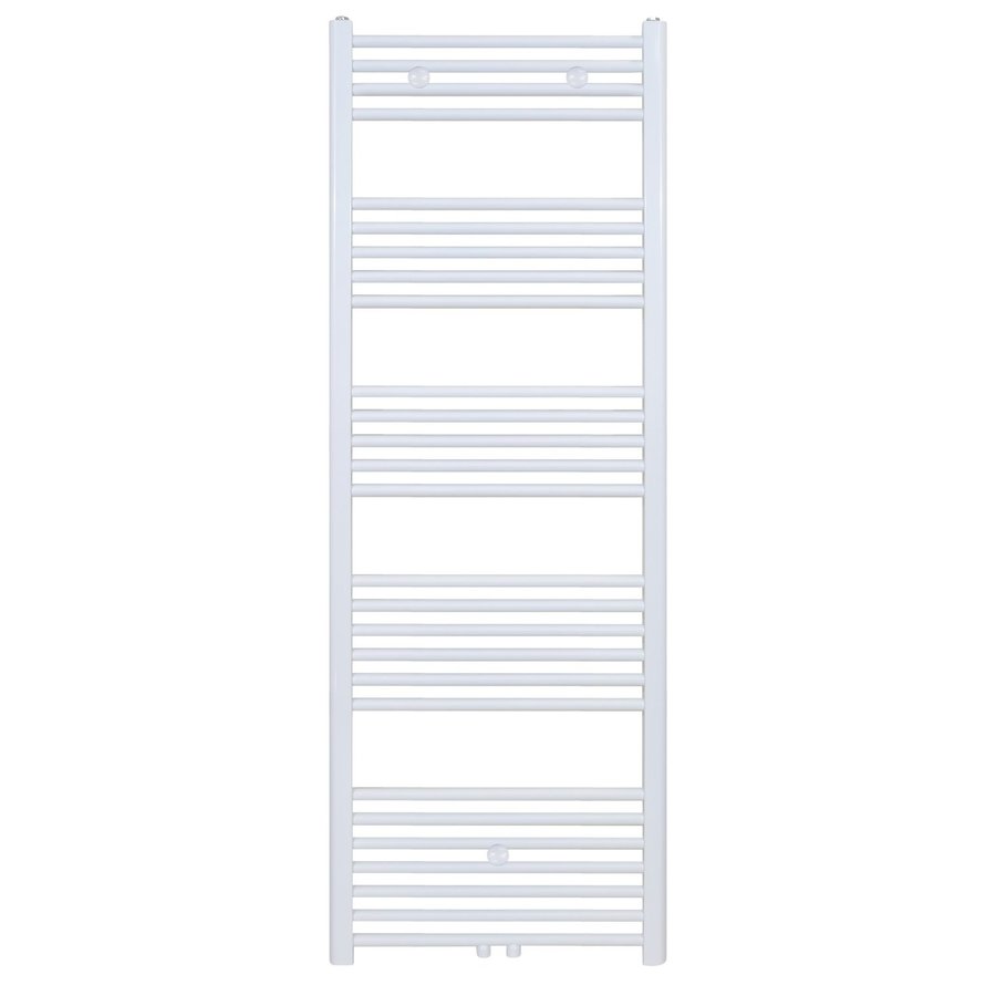 Designradiator Nile Gobi 160x40cm 614W Wit (Midden/zij-aansluiting)