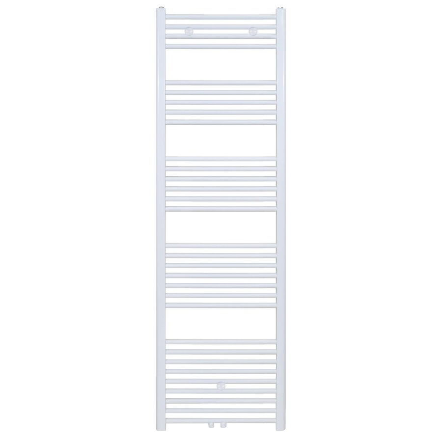 Designradiator Nile Gobi 180x40cm 699W Glanzend Wit (Midden/zij-aansluiting)