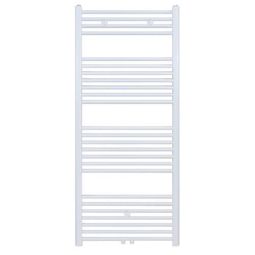 Designradiator Nile Gobi 140x50cm 655W Wit (Midden Aansluiting) 