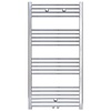 Boss & Wessing Designradiator Nile Gobi 120x50cm 376W Chroom (Midden/zij-aansluiting)