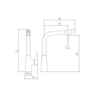 Filter Keukenkraan O SPIRIT met Filter O Pure Chroom