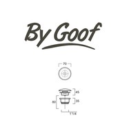 Clickwaste Keramisch tbv By Goof Mees Design Opbouw Waskom Mat Groen