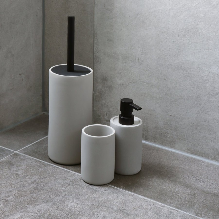 Toiletborstelhouder Differnz Jukon Rond 36x10x10cm Grijs