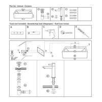Fonteinset Differnz Zeus 33x29x11.5 cm Keramiek Wit (inclusief kraan sifon en afvoer)