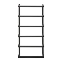 Handdoekrek Sealskin Carré 24x48x12cm Mat Zwart