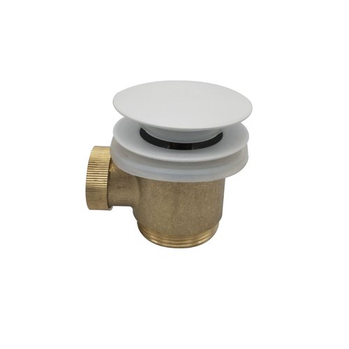 Losse Clickwaste Wiesbaden Luxe Compleet 5/4 tbv Vrijstaand Bad Glans Wit 