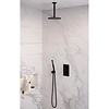 Brauer Inbouw Regendouche Set Brauer Black Edition Plafond Uitloop Ronde Hoofddouche 20 cm Mat Zwart