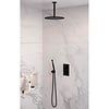 Brauer Inbouw Regendouche Set Brauer Black Edition Plafond Uitloop Ronde Hoofddouche 30 cm Mat Zwart