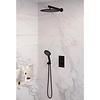 Brauer Inbouw Regendouche Set Brauer Black Edition Wanduitloop Ronde Hoofddouche 30 cm Met Handdouche 3 Standen Mat Zwart