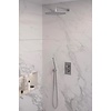Inbouw Regendouche Set Brauer Brushed Edition Gebogen Wanduitloop Ronde Hoofddouche 30 cm RVS Look
