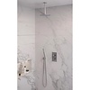 Brauer Inbouw Regendouche Set Brauer Brushed Edition Plafond Uitloop Ronde Hoofddouche 20 cm RVS Look