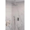 Brauer Inbouw Regendouche Set Brauer Brushed Edition Plafond Uitloop Ronde Hoofddouche 30 cm Met Handdouche 3 Standen RVS Look