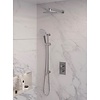 Inbouw Regendouche Set Brauer Brushed Edition Wanduitloop Ronde Hoofddouche 20 cm Met Handdouche 3 Standen en Glijstang RVS Look