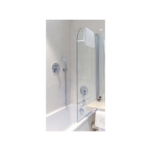 Badwand Plieger Royal 6 mm Glas 68x140 cm Chroom 