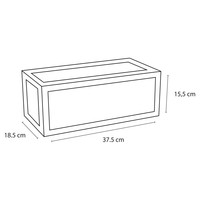 Handdoekrek Differnz tbv Fontein 37,5x18,5 cm Zwart