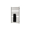 EH Design Radiator Athena 50x120 cm Geborsteld RVS Chroom