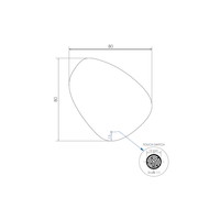 Badkamerspiegel LED BWS Spark Pendel