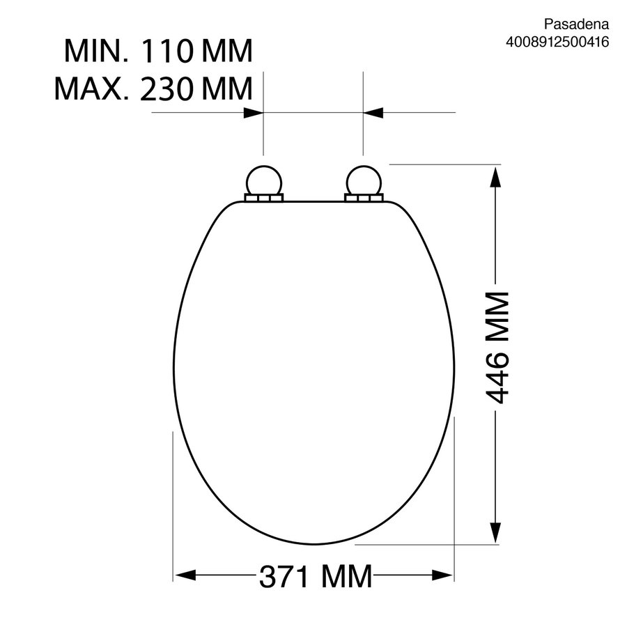 Toiletzitting Tiger Pasadena Thermoplast Softclose Quickrelease Wit